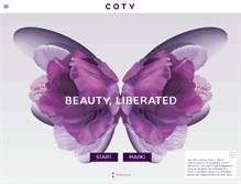 Tablet Screenshot of coty.pl